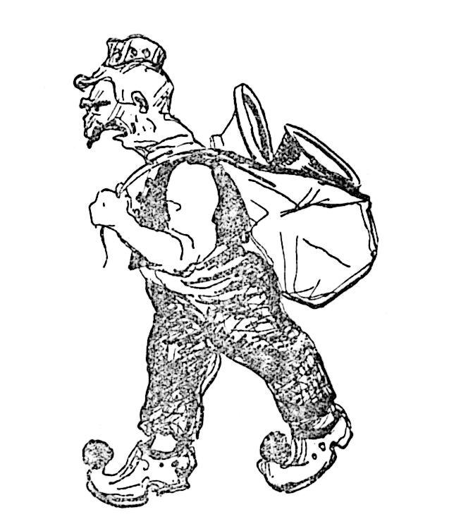 Ἕνας γανωματής (Лудильщик) – иллюстрация Захариаса Папантониу из его книги Τα Ψηλά Βουνά (Высокие горы) издания 1918 года.